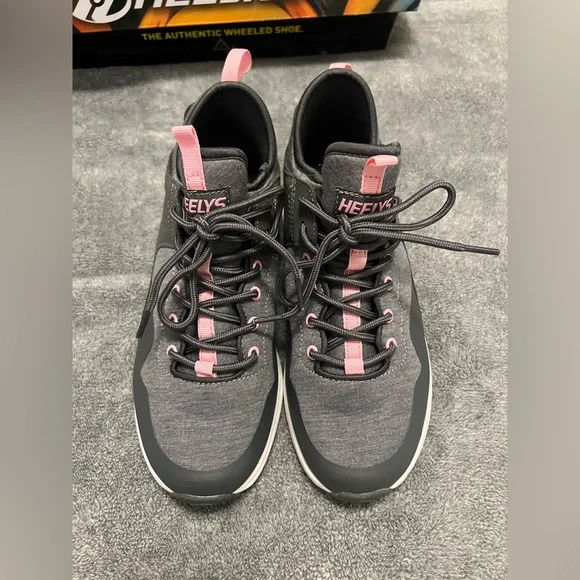 Heelys Women's Gray and Pink Sneakers - Picture 2 of 6